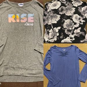 Girls Long Sleeve Shirts